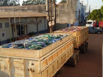 Brasil decomisa récord de 36 toneladas de marihuana en frontera con Paraguay