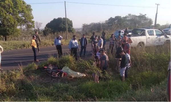 Yby Yaú: Hombre joven fallece de muerte súbita mientras dirigía su motocicleta