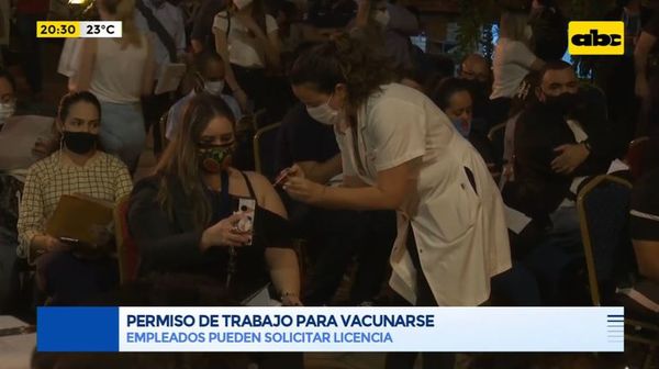 Permiso de trabajo para vacunarse - ABC Noticias - ABC Color