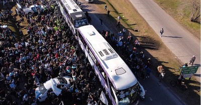 La Nación / Regreso con gloria de Messi a Ezeiza