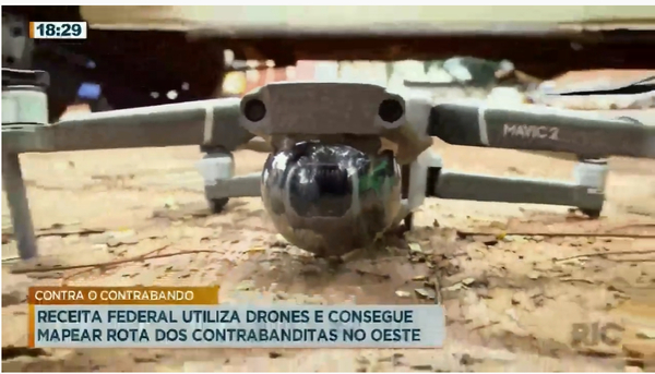 Con drones, Receita Federal vigila los alrededores del Puente de la Amistad - La Clave