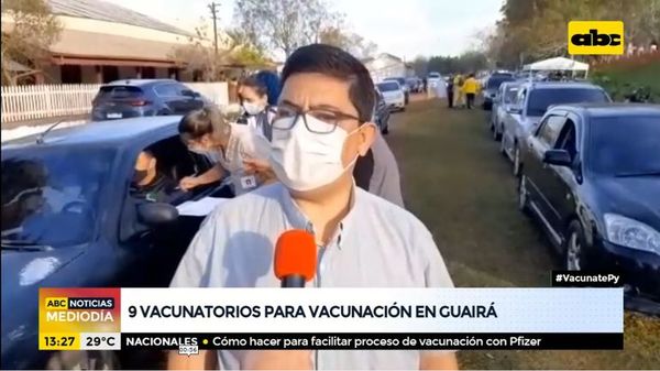 9 vacunatorios habilitados en Guairá - ABC Noticias - ABC Color
