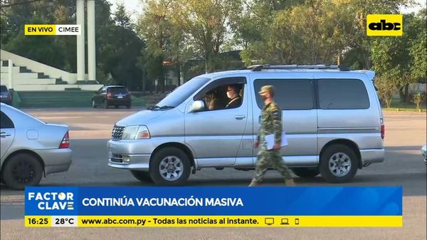 Continúa vacunación masiva - ABC Noticias - ABC Color