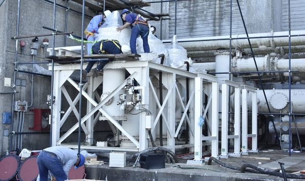Iniciaron trabajos de montaje para adecuación de la Línea Paraguaya 1 en la Hidroeléctrica Yacyretá