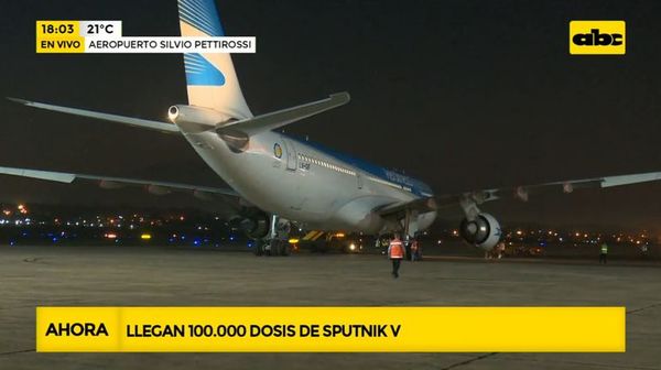 Llegan 100.000 dosis de Sputnik V - ABC Noticias - ABC Color