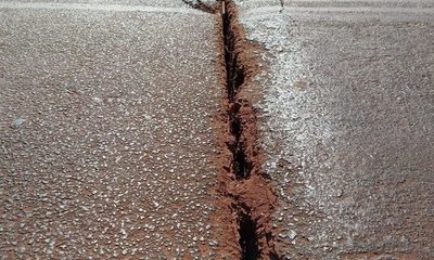 Grietas en estructura de Puente sobre el Monday en Franco