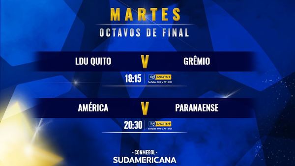 Se abre la etapa de octavos de la Sudamericana