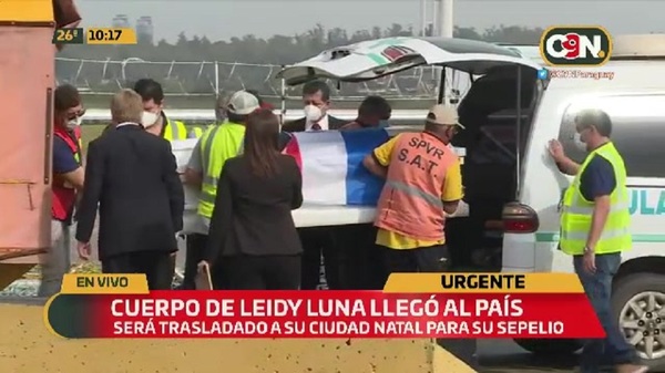 El cuerpo de Leidy Luna ya llegó al país - C9N