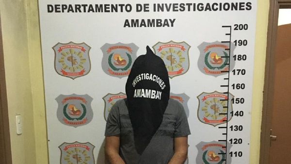 Detienen a guardiacárcel por varios asaltos en Amambay