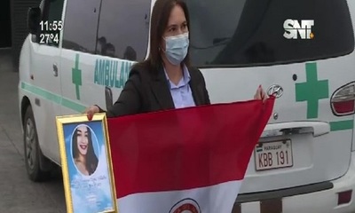 Emotivo adiós a Leidy Luna: Sus restos ya se encuentran en el país - SNT