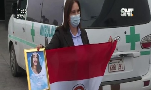 Emotivo adiós a Leidy Luna: Sus restos ya se encuentran en el país - SNT