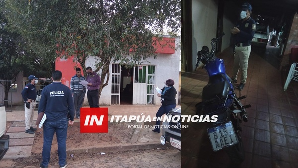 ALLANAMIENTO EN TRINIDAD EN BUSCA DE INTEGRANTES DE BANDA DELICTIVA.