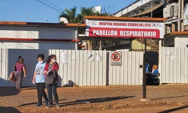 Pabellón Respiratorio de CDE registra disminución de internados