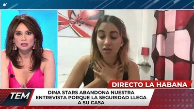 VIRAL: Youtuber cubana Dina Stars fue detenida en medio de una entrevista en vivo