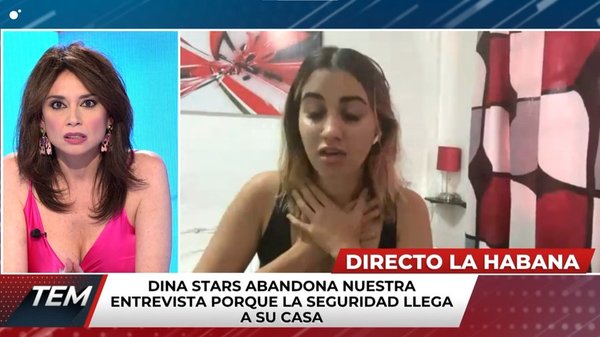 VIRAL: Youtuber cubana Dina Stars fue detenida en medio de una entrevista en vivo