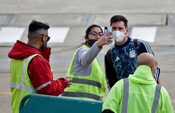 ¡Susto! Por esta razón Messi fue evacuado del aeropuerto en Rosario