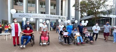 Covid: Once pacientes salen de alta en un día - ABC en el Este - ABC Color
