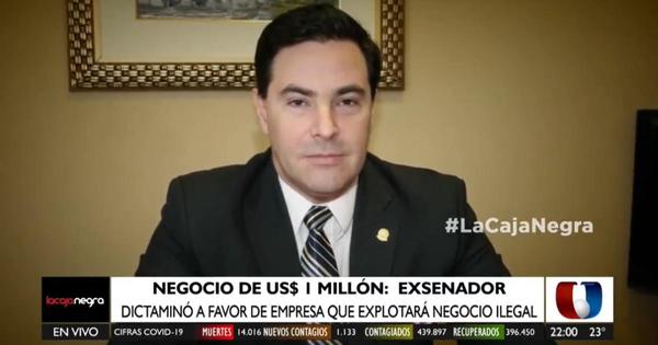 Exsenador Estigarribia avaló legalización de negocio con máquinas callejeras