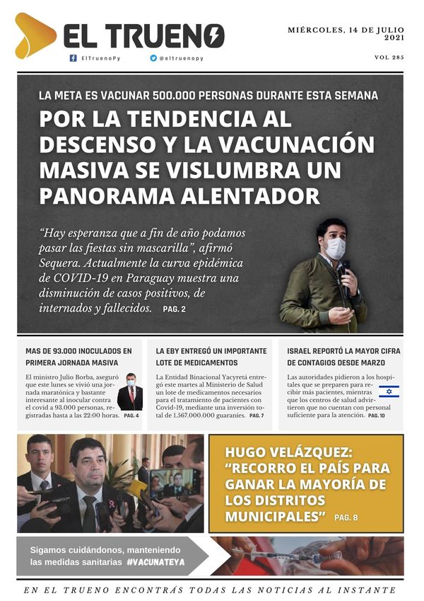 E-paper 14 de julio 2021 - El Trueno