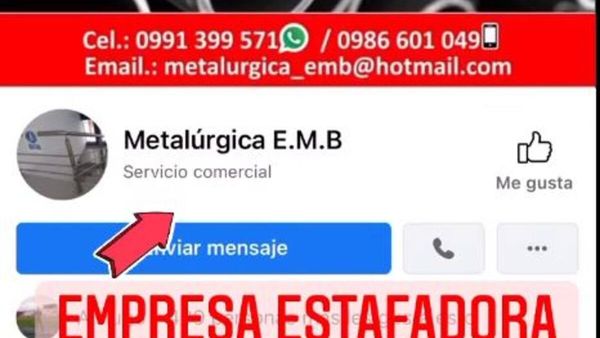 Iniciaron un emprendimiento y les estafaron