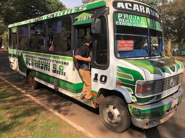 Paro total de transporte público en Alto Paraná - ABC en el Este - ABC Color