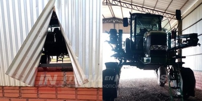 HURTAN GPS DE MÁQUINA AGRÍCOLA EN EL DISTRITO DE SAN RAFAEL DEL PNÁ.