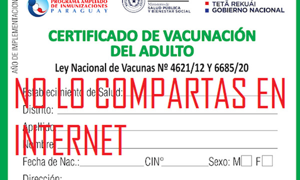 Advierten que estafadores utilizan datos de tarjeta de vacunación - OviedoPress