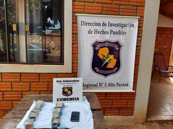 Detienen a una mujer e incautan marihuana en Presidente Franco