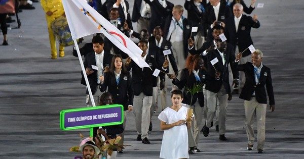 La Nación / El equipo olímpico de refugiados, una “fuente de inspiración”