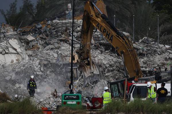 Miami: número de muertos por colapso de edificio subió a 96