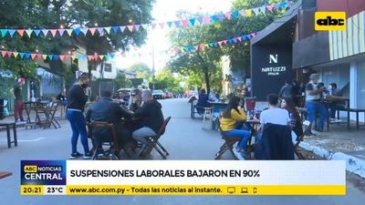 Suspensiones laborales bajaron un 90% - ABC Noticias - ABC Color