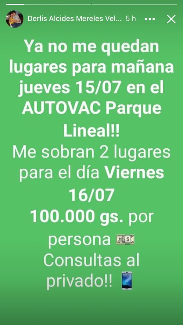 Avivados ofrecen a G. 100.000 turno para vacunarse en el Este - ABC en el Este - ABC Color