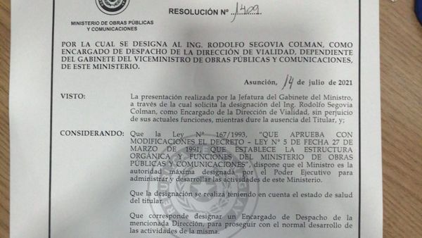 Relevaron a otro funcionario por oponerse a sobrecosto