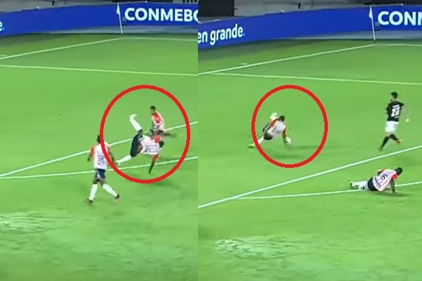 Increíble doble fallo en la defensa de Junior