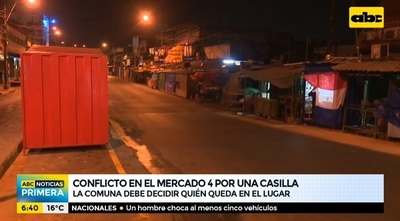 Conflicto entre permisionarios por casilla en el Mercado 4