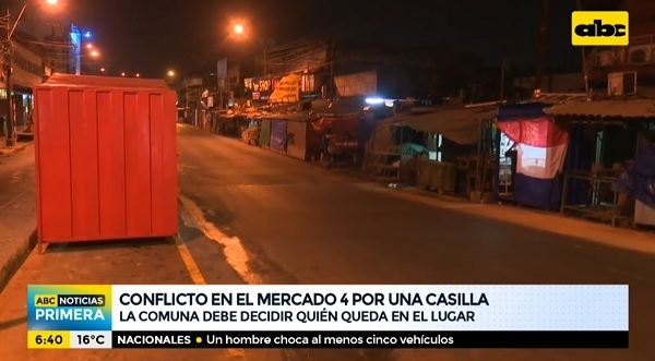Conflicto entre permisionarios por casilla en el Mercado 4