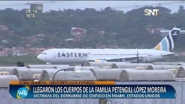 Llegaron los cuerpos de la familia Petengill - López Moreira - SNT