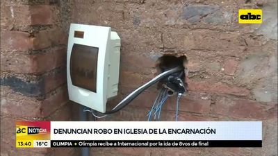 Denuncian robo en la iglesia de La Encarnación - ABC Noticias - ABC Color