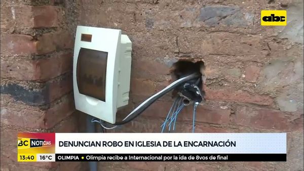 Denuncian robo en la iglesia de La Encarnación - ABC Noticias - ABC Color