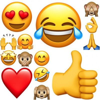 La carita con lágrimas de risa y el corazón vuelven a arrasar en las redes