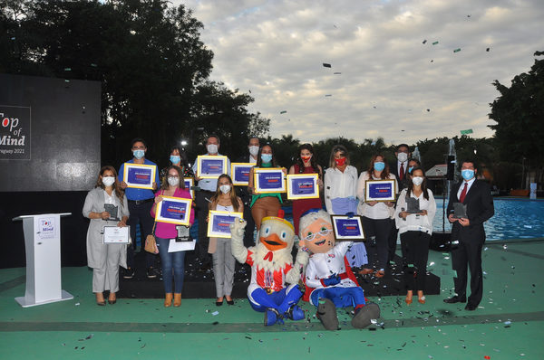 Premian a las 100 marcas Top of Mind de Paraguay