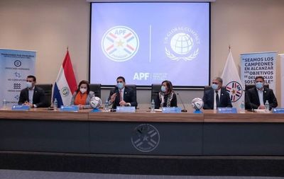 Convenio entre la Secretaría de Deportes, APF y Pacto Global - Polideportivo - ABC Color