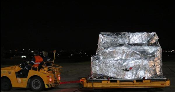 Arribó el lote de 35.100 dosis de la Pfizer al país