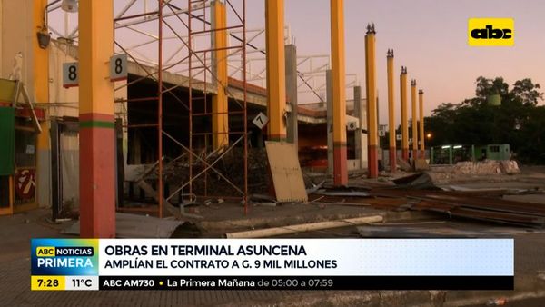 Amplían a G. 9.000 millones el costo del contrato para obras en la Terminal de Asunción - ABC Noticias - ABC Color