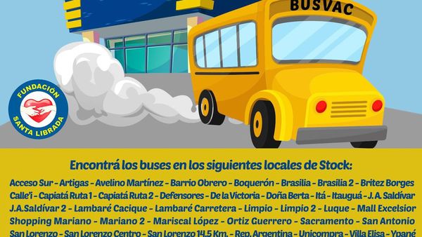 Supermercado Stock habilita "busvac" para que el rollo se vacune