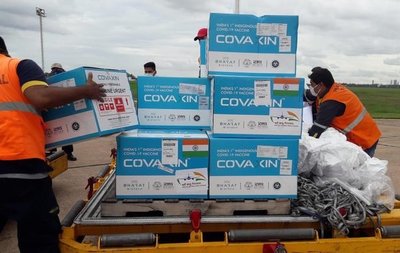 Importante partida de la Vacuna Covaxin esta prevista su llegada para agosto