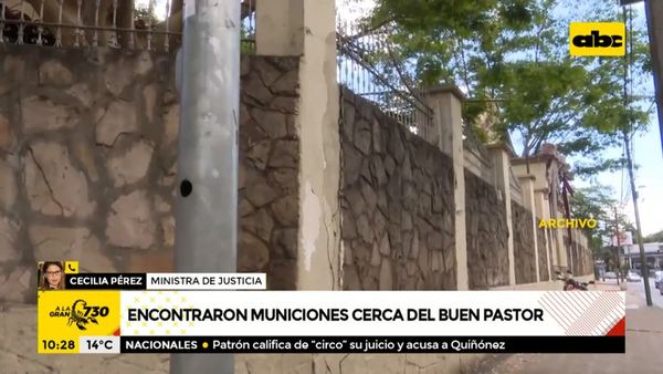 Encontraron municiones en cercanías del penal de Buen Pastor - A la gran 730 - ABC Color
