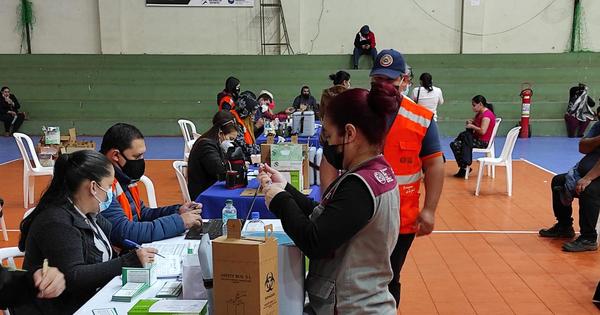 En Asunción se vacunaron más de 80 mil personas en cuatro días
