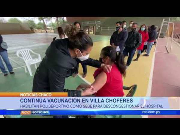 Continuan las Vacunas en Villa Choferes