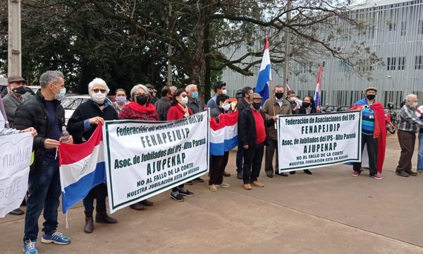 «Nuestra jubilación está en riesgo»